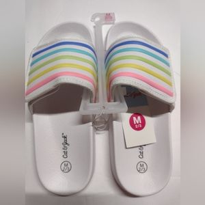 Cat and jack slides rainbow color